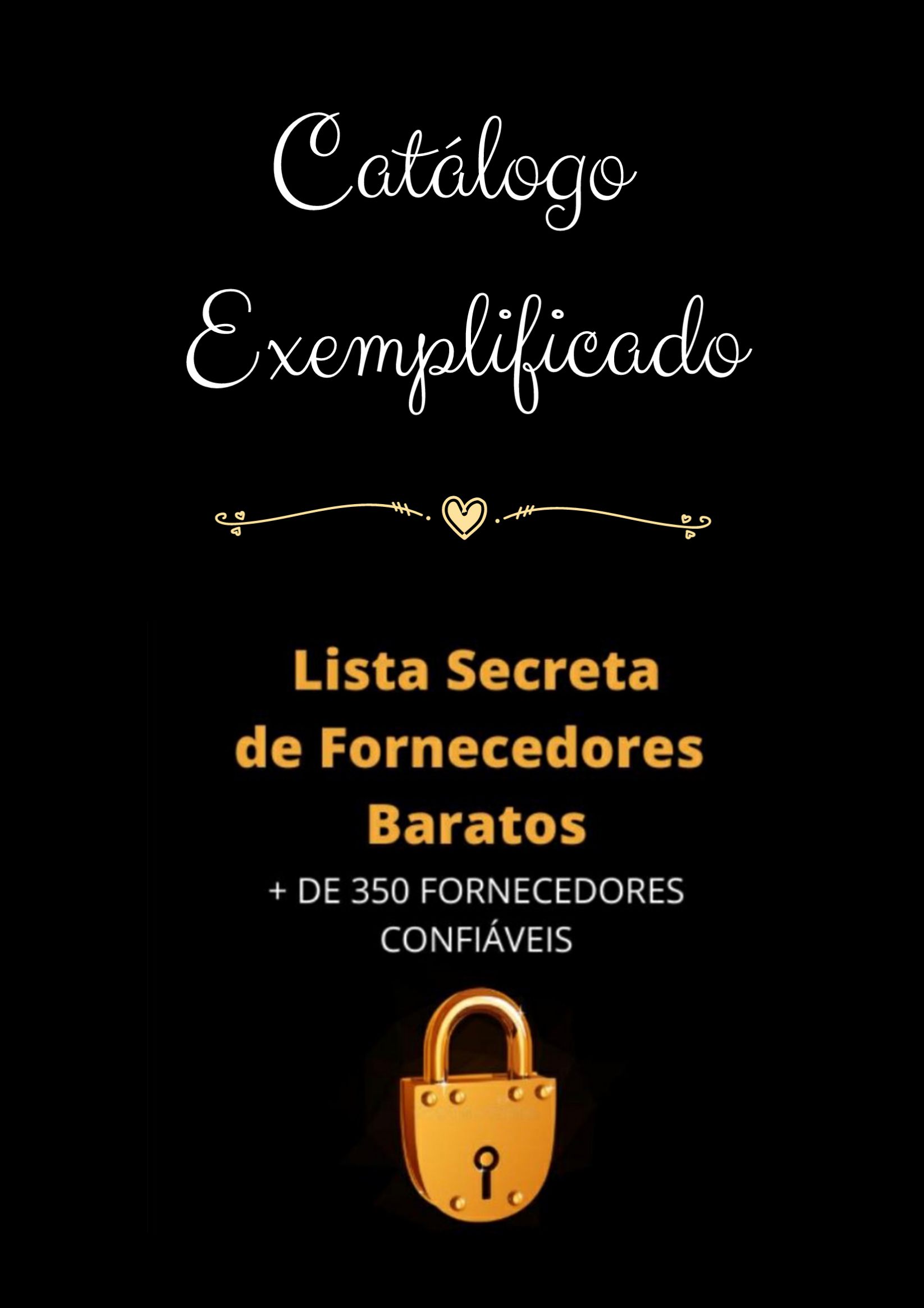 lista secreta de fornecedores baratos